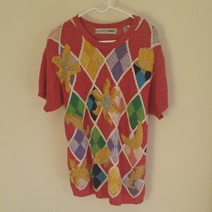 Colorful Geometric Pattern Sweater